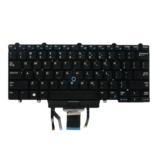 Backlit Keyboard Pointer & Buttons for Dell Latitude E5450 E5470 - Click Image to Close